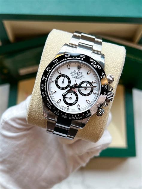 rolex panda daytona 116500ln|rolex daytona 116500ln white dial.